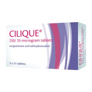 Box of Cilique combined oral contraceptive pill