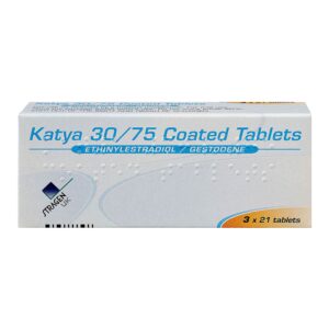Box of Katya used for daily pregnancy prevention