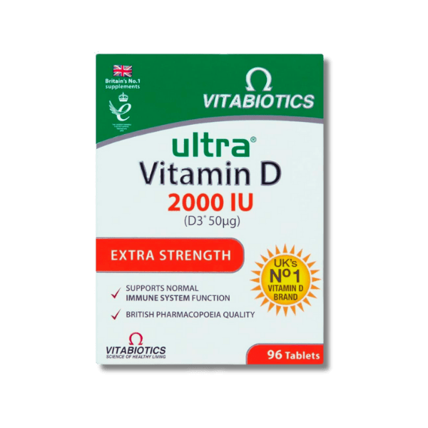 Vitabiotics Ultra Vitamin D 2000 IU 96 Tablets