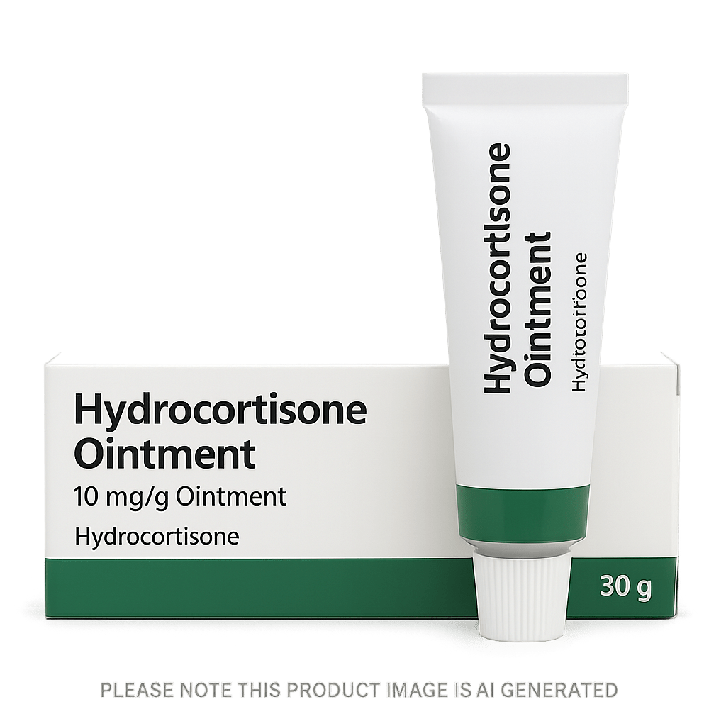 Tube of Hydrocortisone Ointment for dry inflamed skin conditions