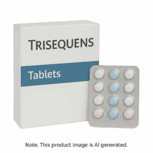 Box of Trisequens Tablets for menopausal hormone therapy