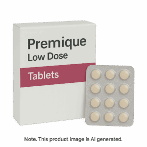 Box of Premique Low Dose Tablets for HRT