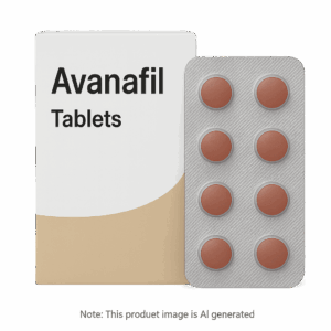 Box of Avanafil Tablets used to treat erectile dysfunction