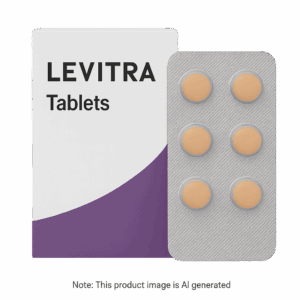 Box of Levitra Tablets used to treat erectile dysfunction