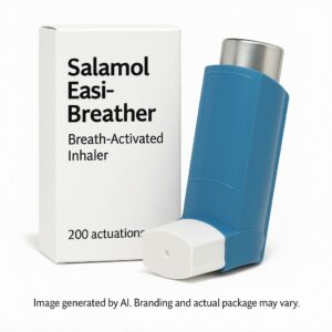 Salamol Easi-Breather Inhaler Packaging